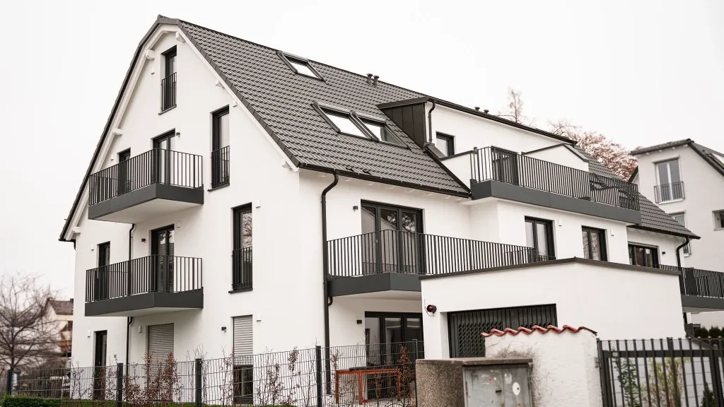 Fertiggestelltes Mehrfamilienhaus Hartelstraße 3 in München